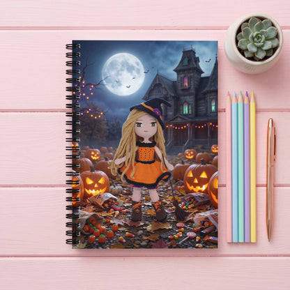 Louise Halloween notebook