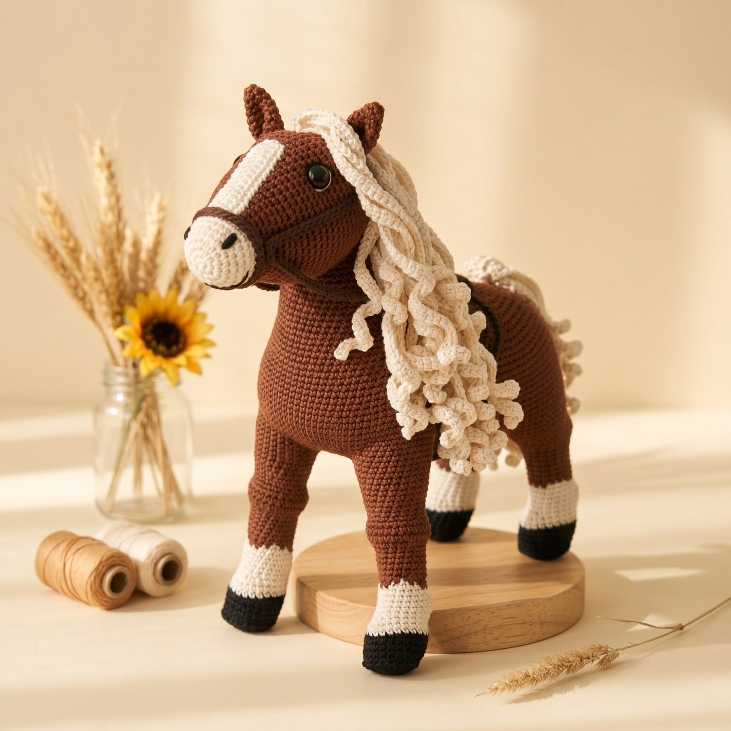 Pony Pattern - amigurumi crochet pattern PDF cover by Crochetree