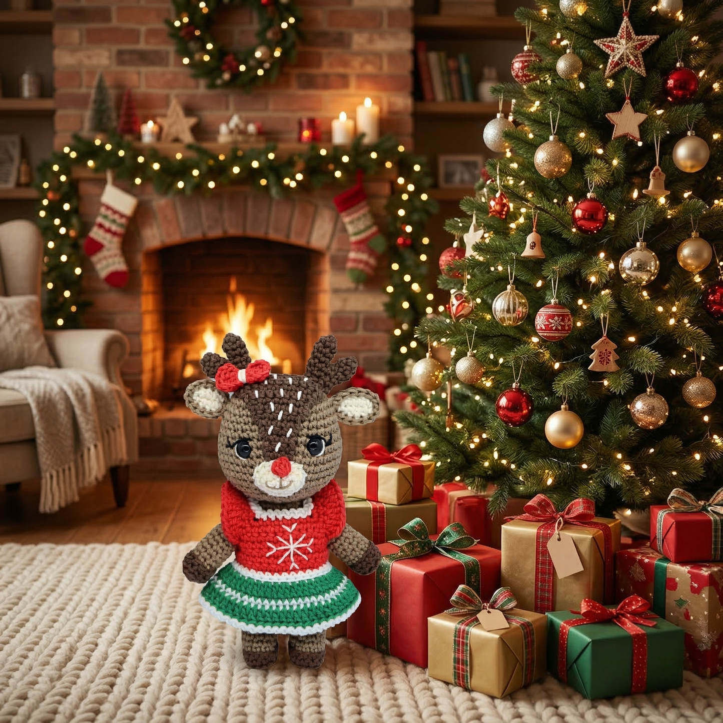 Ruby the Reindeer Crochet Pattern