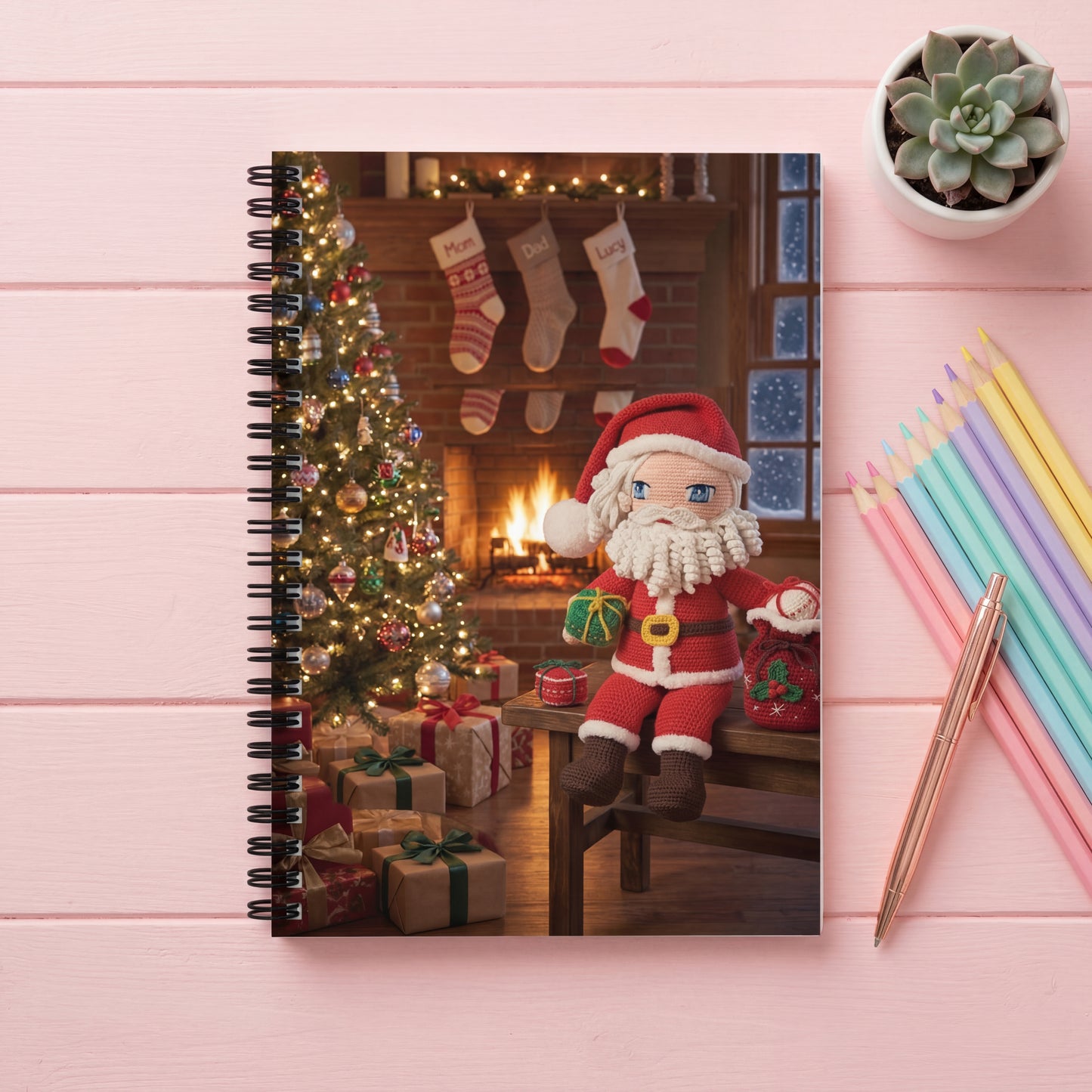 Santa Claus notebook