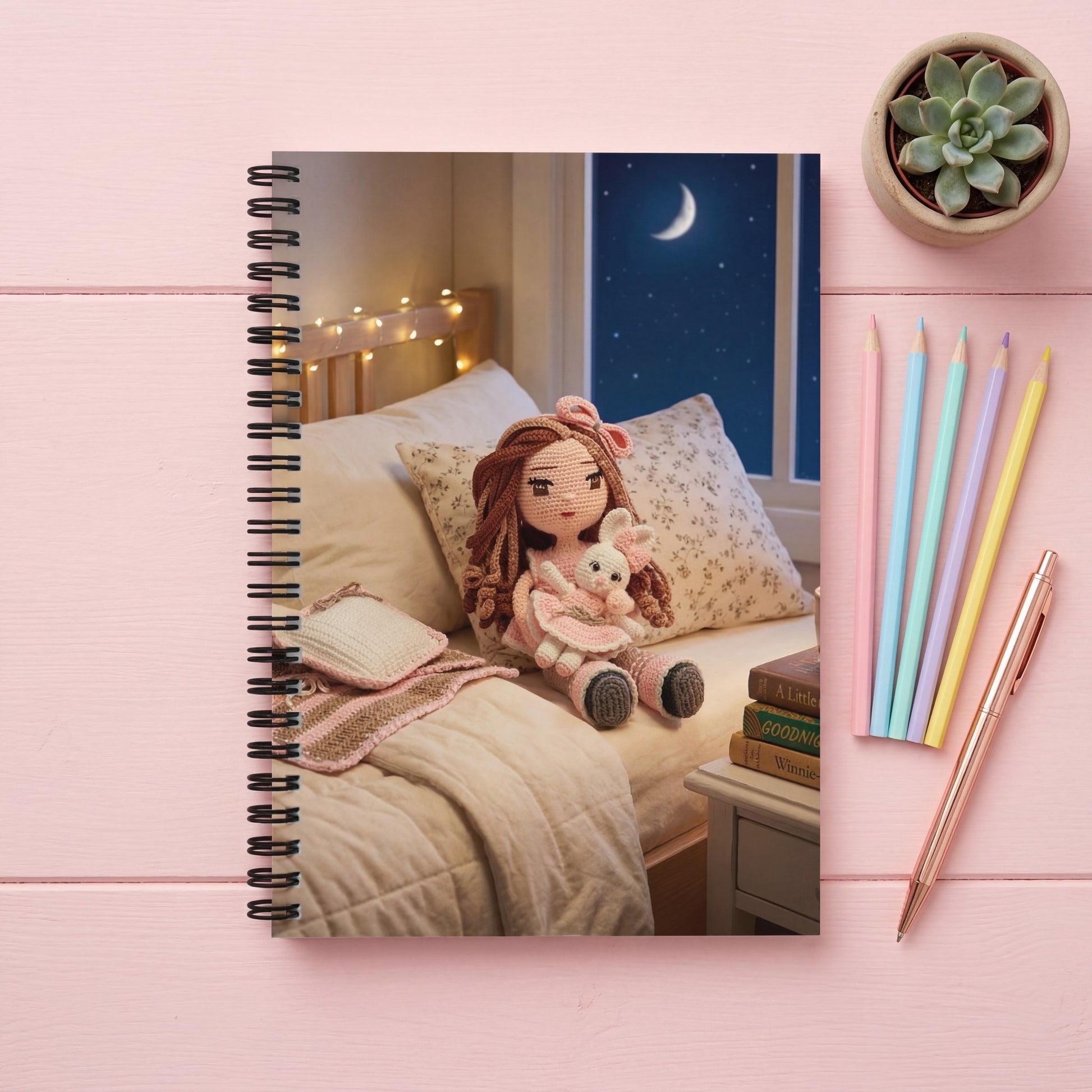 Sleeping Chloe notebook