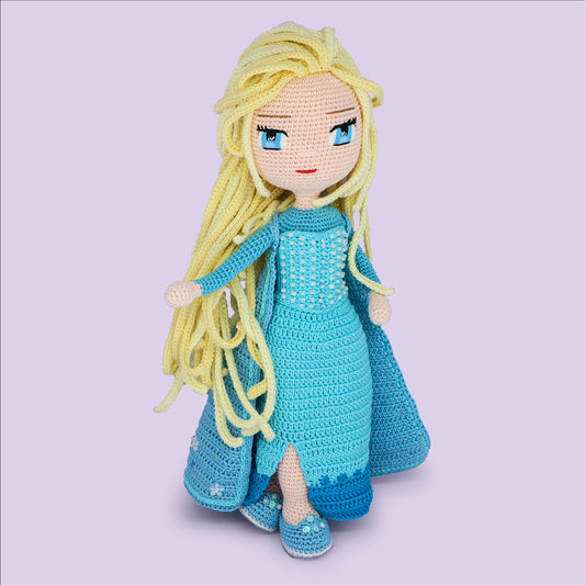 Snow Queen Crochet Doll Pattern