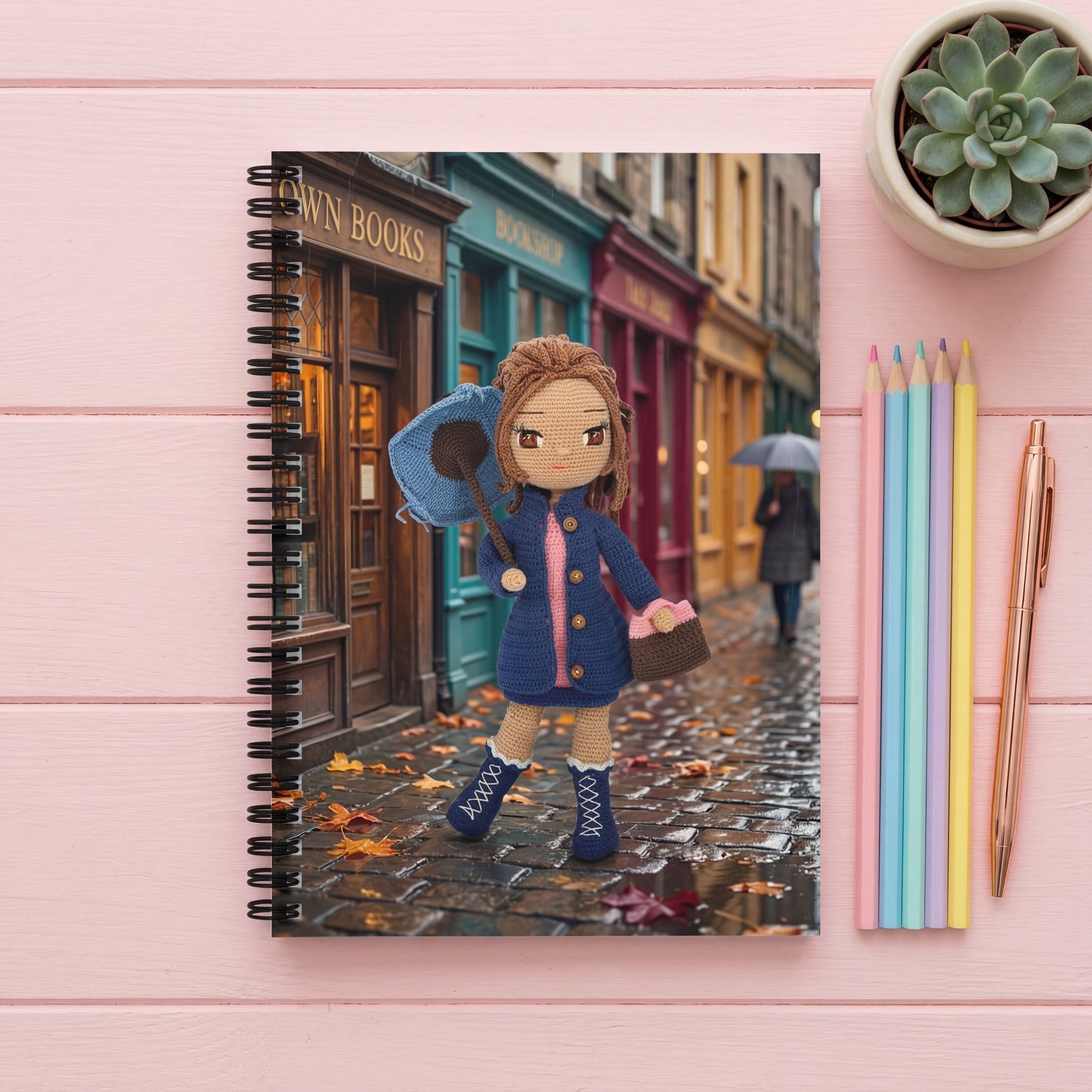 Valentina Blue notebook
