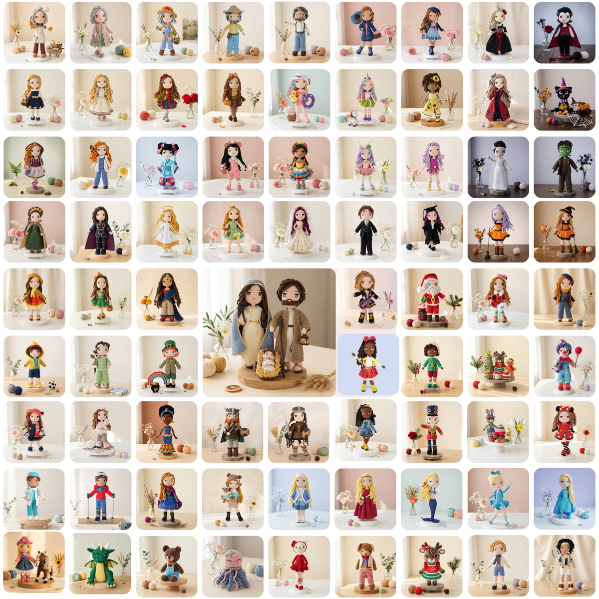 SUPER OFFER: All Crochetree Doll & Outfit Patterns