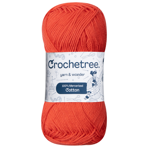 Crochetree 100% Mercerized Cotton Yarn 50g