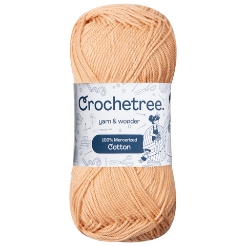 Crochetree 100% Mercerized Cotton Yarn 50g