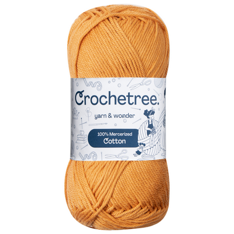 Crochetree 100% Mercerized Cotton Yarn 50g