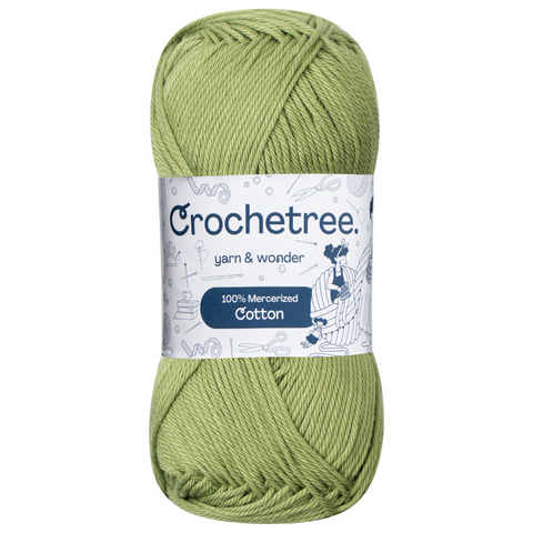 Crochetree 100% Mercerized Cotton Yarn 50g