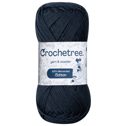 Crochetree 100% Mercerized Cotton Yarn 50g