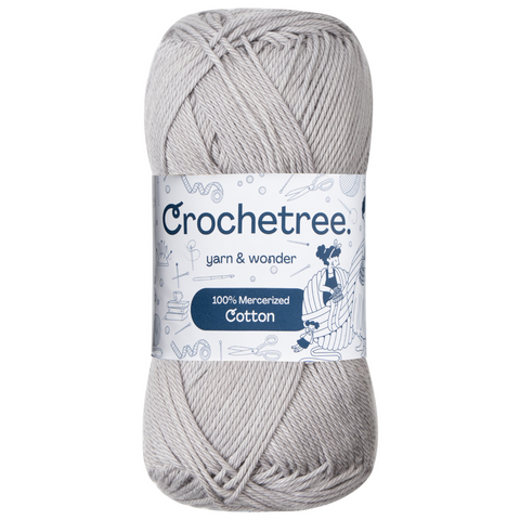 Crochetree 100% Mercerized Cotton Yarn 50g