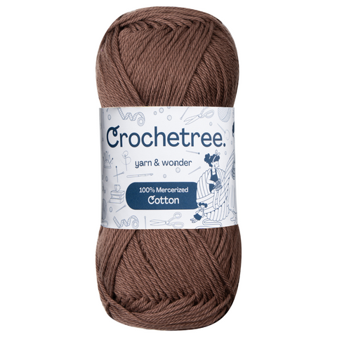 Crochetree 100% Mercerized Cotton Yarn 50g